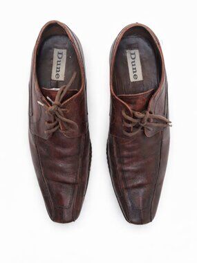 Dune London Brown Leather Dress Shoes – Size 42